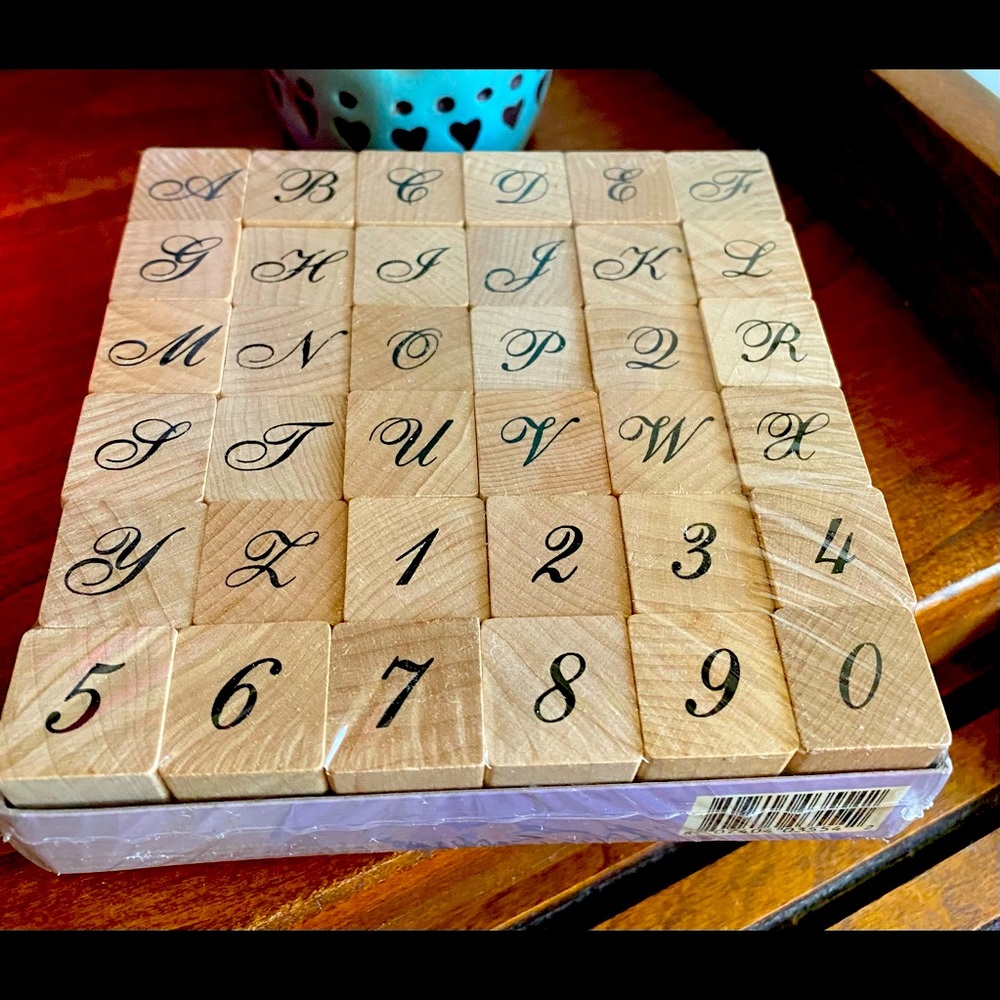 JoAnn Craft Essentials Wooden Stamps